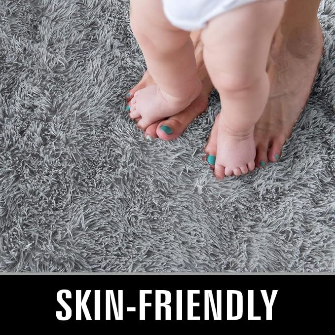 TWINNIS Super Soft Shaggy Rugs Fluffy Carpets, 7x10 Feet, Indoor Modern Plush - Image 3