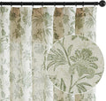 jinchan Linen Floral Curtains for Living Room by JINCHAN