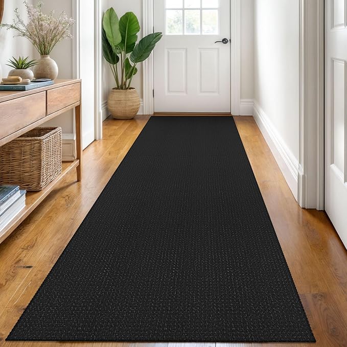 KOZYFLY Runners for Hallways 3x8 ft Washable Kitchen Runner Non Slip Rubber by KOZYFLY