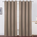 LEMOMO Cappuccino Thermal Blackout Curtains/52 x 95 Inch/Set of 2 Panels Room by Lemomo