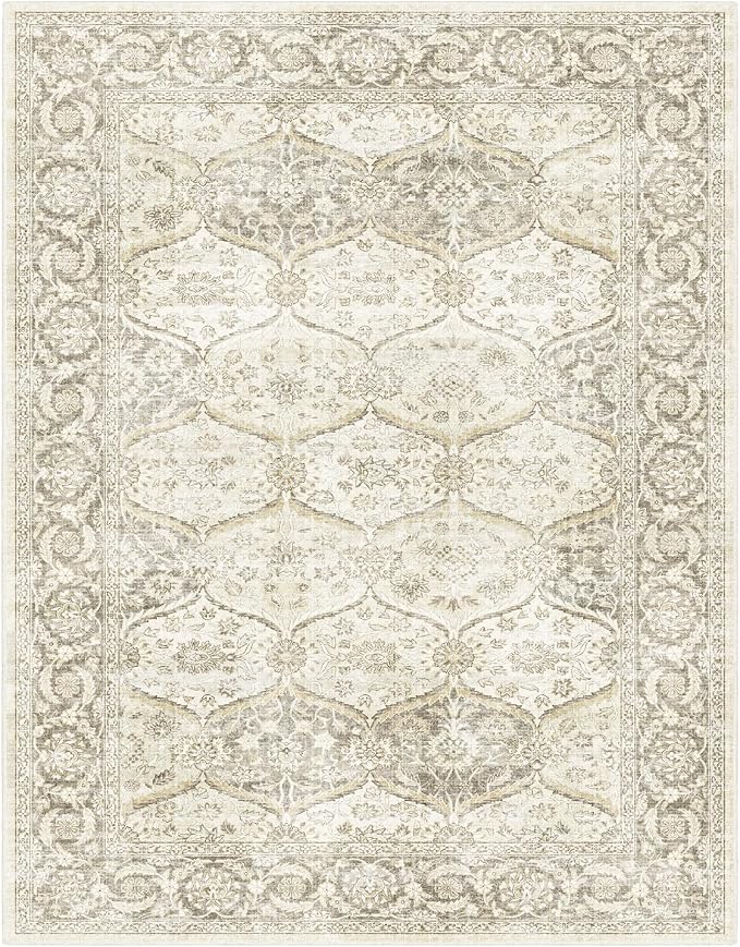 7x9 Machine Washable Non Slip Vintage Area Rugs - Image 3