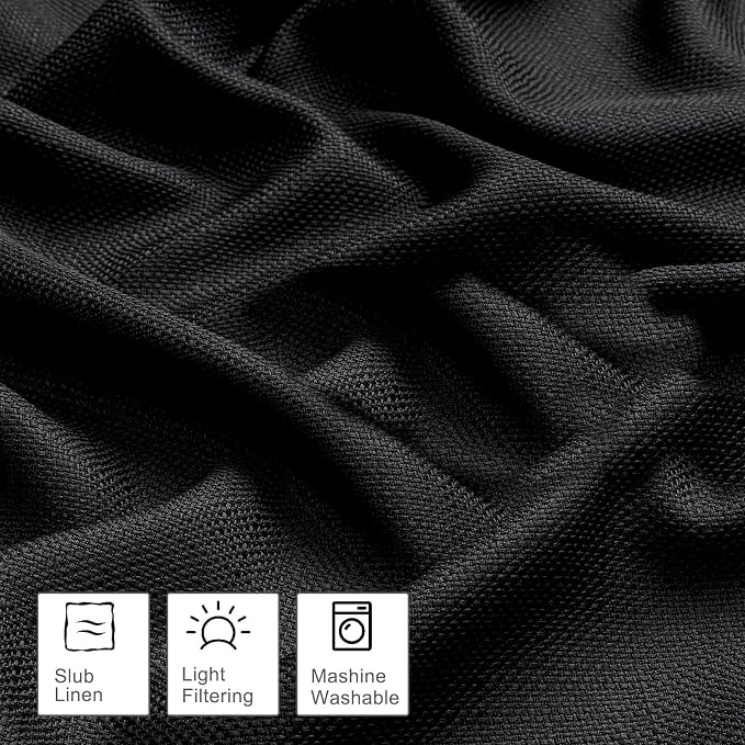 OWENIE Bob 1 PCS Black Valances - Image 4
