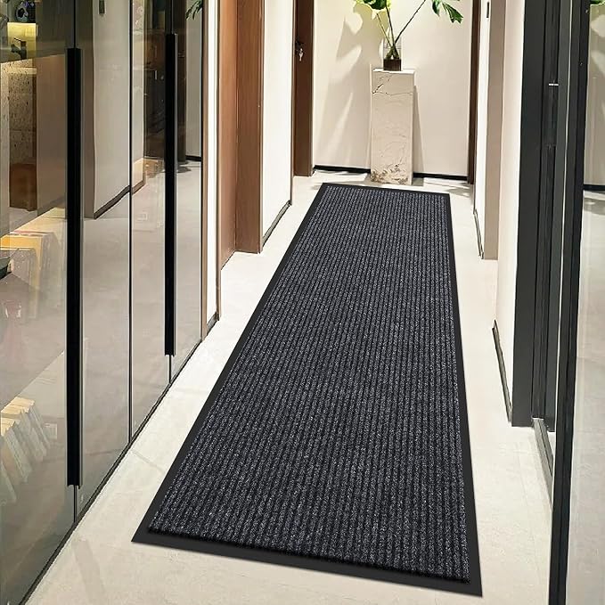 Large Indoor Outdoor Door Mat, Rubber Border Doormats - Image 2