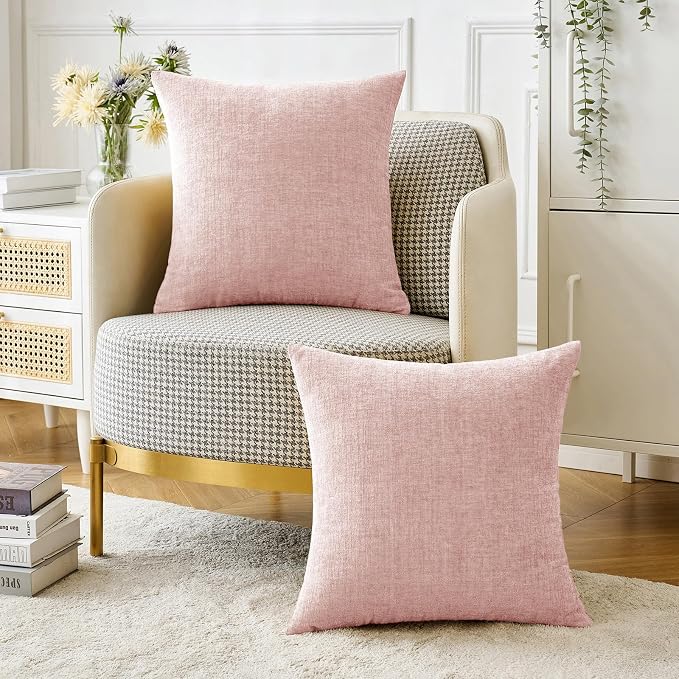 MIULEE Pack of 2 Couch Valentines Throw Pillow Covers 20x20 Inch Soft Spring - Image 5