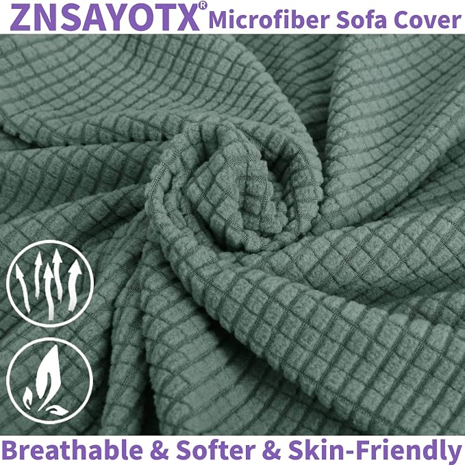 ZNSAYOTX Super Stretch Chair Slipcover Universal Sofa Chair Covers - Image 8