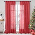 BGment 96 Inches Long Linen Curtains by BGment