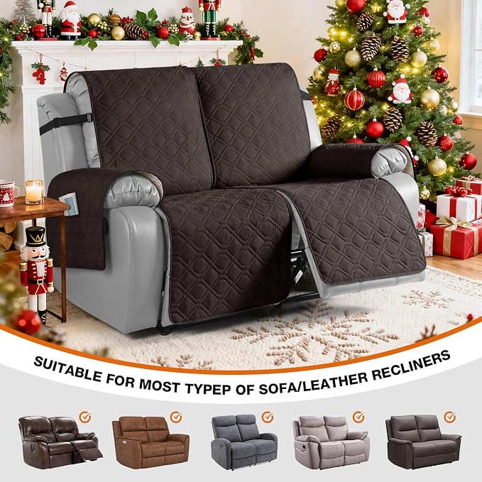 VANSOFY Waterproof Recliner Couch Covers, Sofa Covers 1-Piece Washable - Image 4