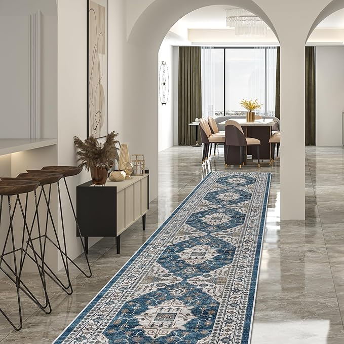 Hallway Washable Runner Rug by HYHAOYUNLAI