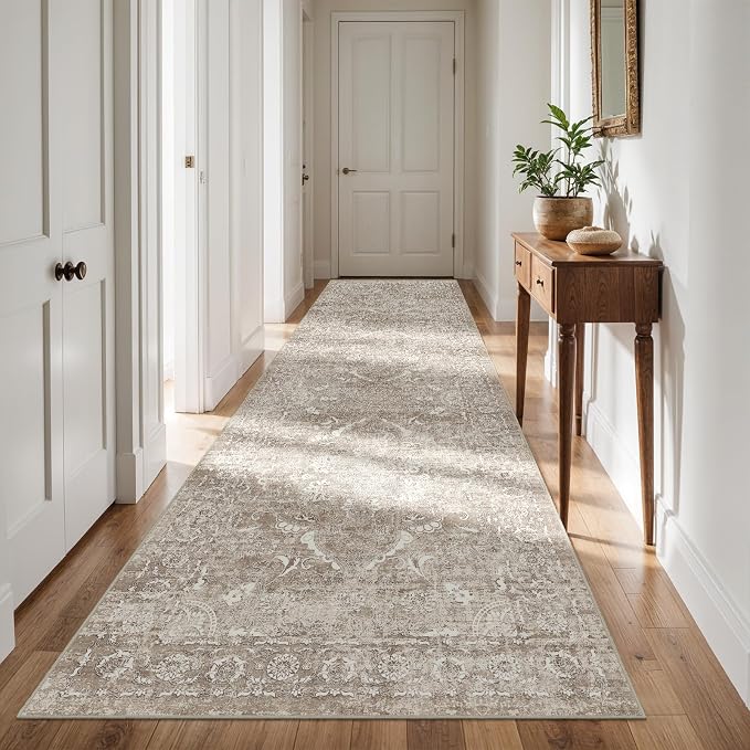 4x12 Washable Hallway Runner Rug by EISUROM