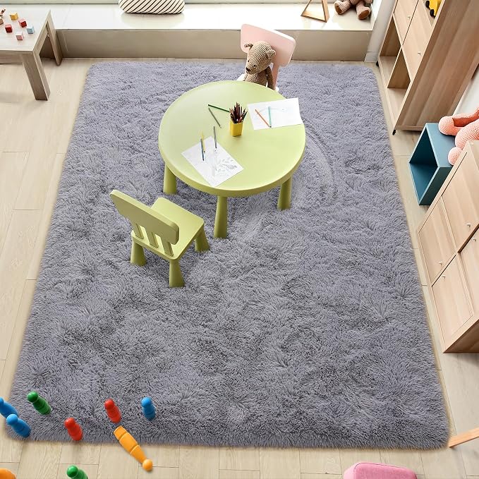 Amearea Premium Soft Area Rug 4x5.3 Feet, Fluffy Carpet - Image 2