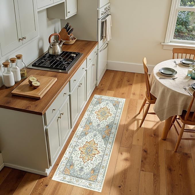 RELEANY Area Rugs 2'x5' Runner Rug Non Slip Washable by RELEANY
