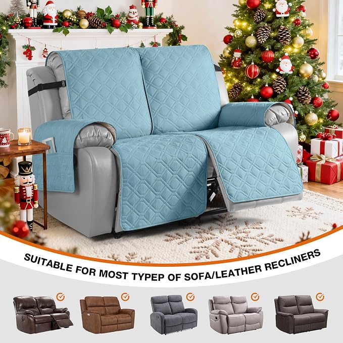 VANSOFY Waterproof Recliner Couch Covers, Sofa Covers 1-Piece Washable - Image 4