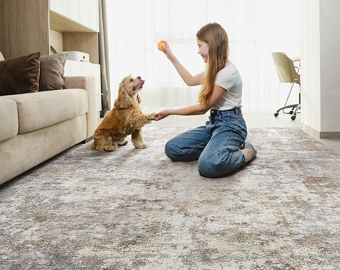 UERMEI 9x13 Area Rug Living Room Rugs Thickened - Image 3