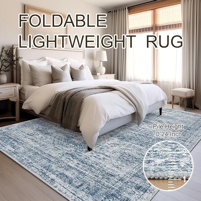Washable Area Rug 8x10, Large Soft Rugs - Image 6