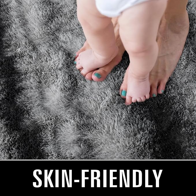 TWINNIS Super Soft Shaggy Rugs Fluffy Carpets, 5x8 Feet, Indoor Modern Plush - Image 3