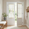MYSKY HOME Natural French Door Curtains by MYSKYHOME