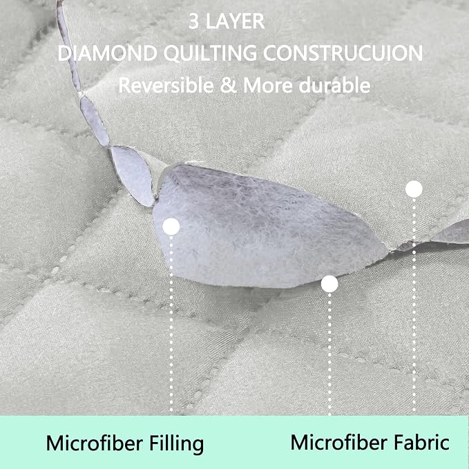 Reversible Oversized Sofa Covers Couch Cover Furniture Protector - Image 3