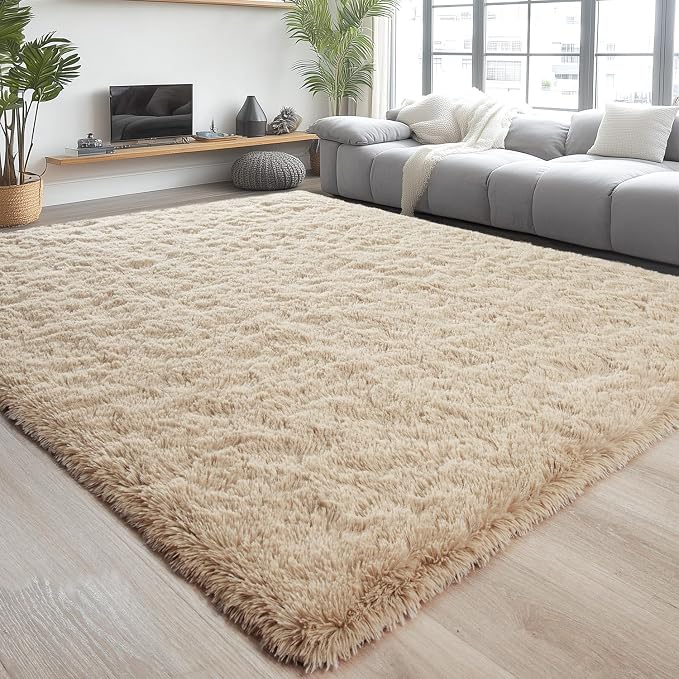 Chicrug Soft Area Rugs for Bedroom Living Room Plush Fluffy Rug 9x12 Feet by ChicrugHomeDecor