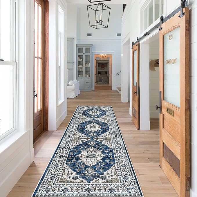 Hallway Washable Runner Rug by HYHAOYUNLAI