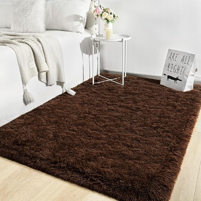 TWINNIS Super Soft Shaggy Rugs Fluffy Carpets, 6x9 Feet, Indoor Modern Plush - Image 7