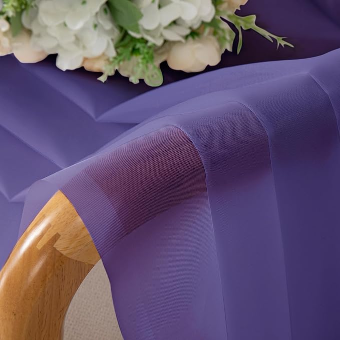 Chyhomenyc Purple Sheer Valances - Image 7