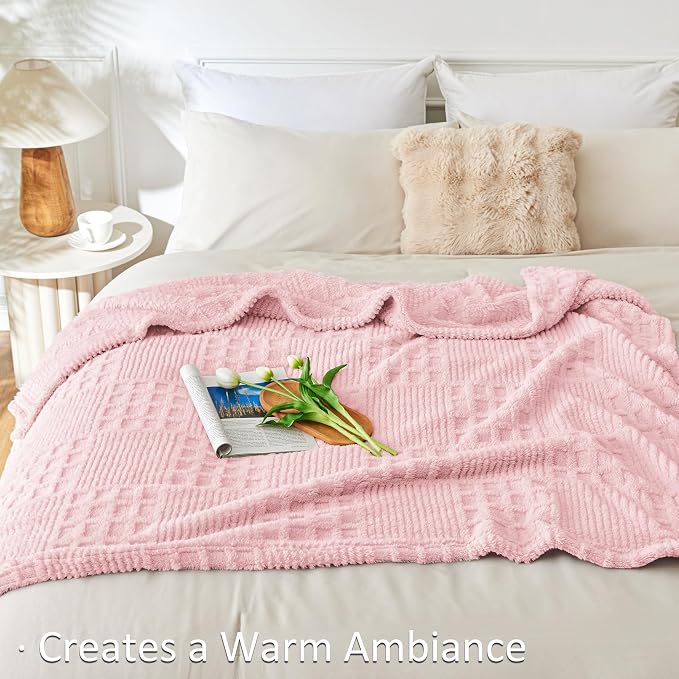 EXQ Home Fleece Throw Blanket for Couch or Bed - Image 4