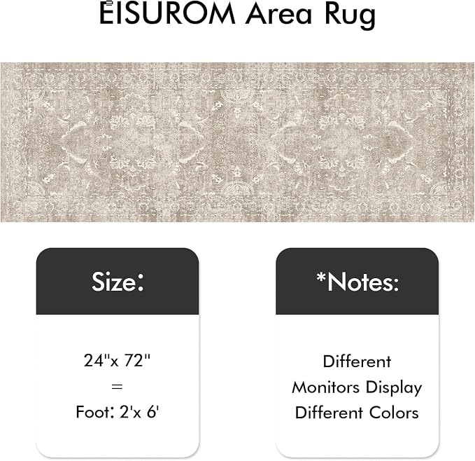 Hallway 2x6 Runner Rug - Image 2