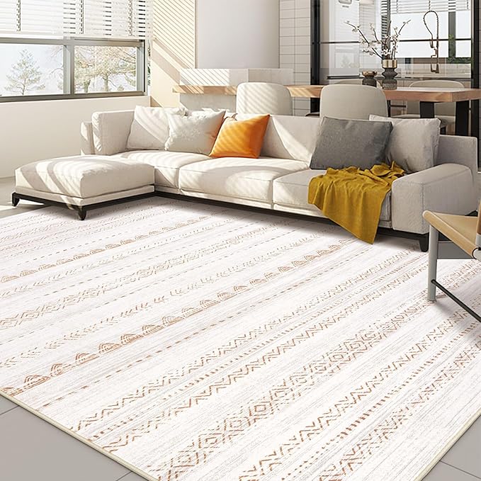 Nakagishi Area Rug Living Room Rugs: 5x7 Large Soft Machine Washable Boho by NakagishiAreaRug