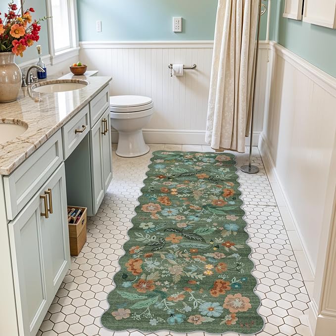 Washable 2x6 Runner Rug for Entryway: Hallway Kitchen Easy-Clean Carpet - Image 7