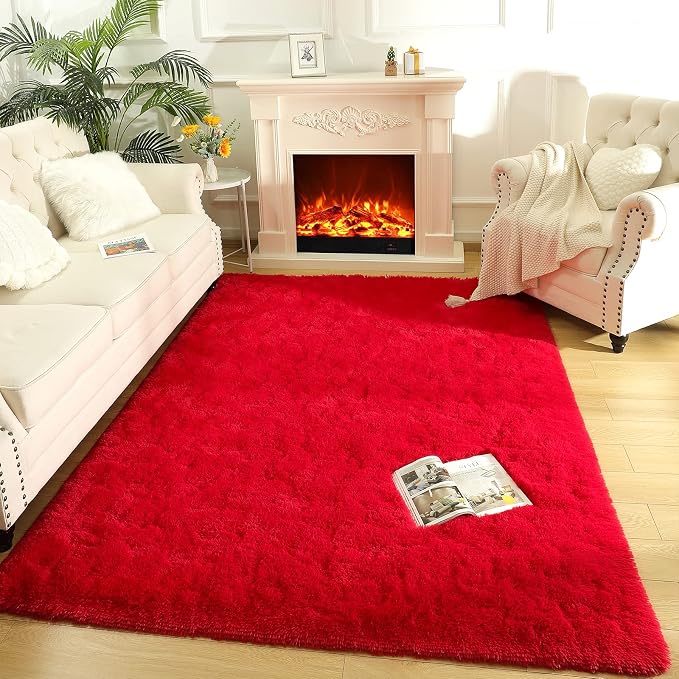 LOCHAS Ultra Soft Indoor Modern Area Rugs Fluffy Living Room Carpets - Image 6