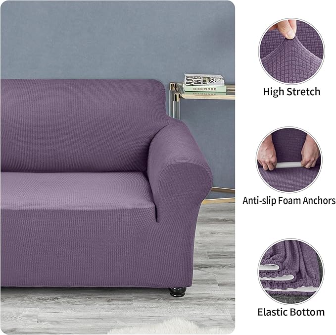 Joccun Stretch Loveseat Couch Cover Slipcover, 1-Piece Sofa Cover - Image 5