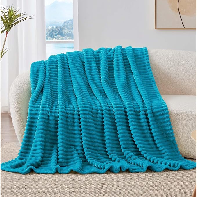 BEDELITE Twin Blanket for Couch & Bed, 300GSM Soft & Warm Fleece Blanket - Image 8