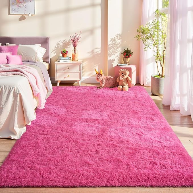 LOCHAS Ultra Soft Indoor Modern Area Rugs Fluffy Living Room Carpets - Image 2