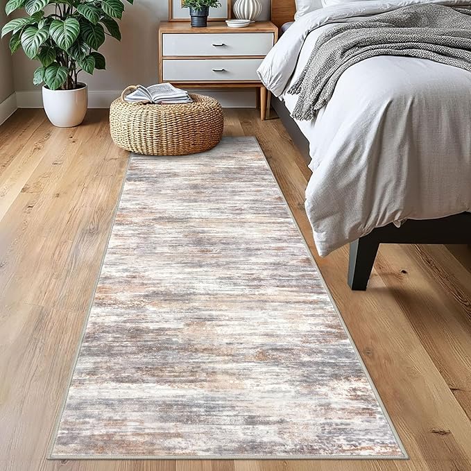 KOZYFLY Modern Abstract Washable Rug Runner 2x7 Hallway Runner Rug Non-Slip - Image 7