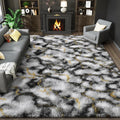 LOCHAS Ultra Soft Indoor Modern Area Rugs Fluffy Living Room Carpets by LOCHAS