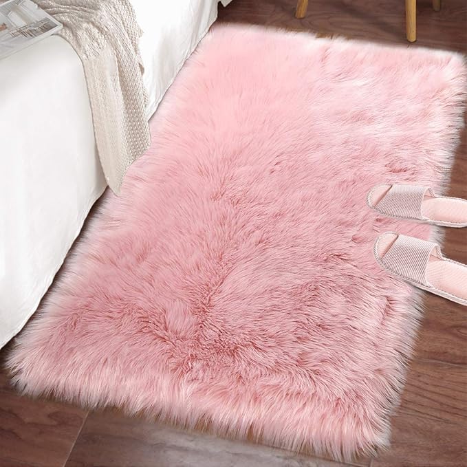 LOCHAS Soft Fluffy Faux Fur Rugs by LOCHAS