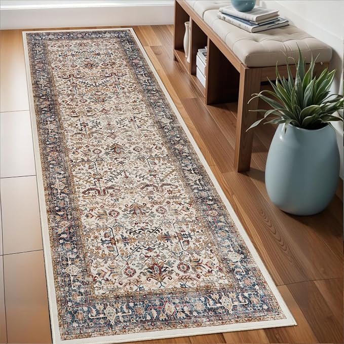 Washable Runner Rug 2x6 by TOPRUUG
