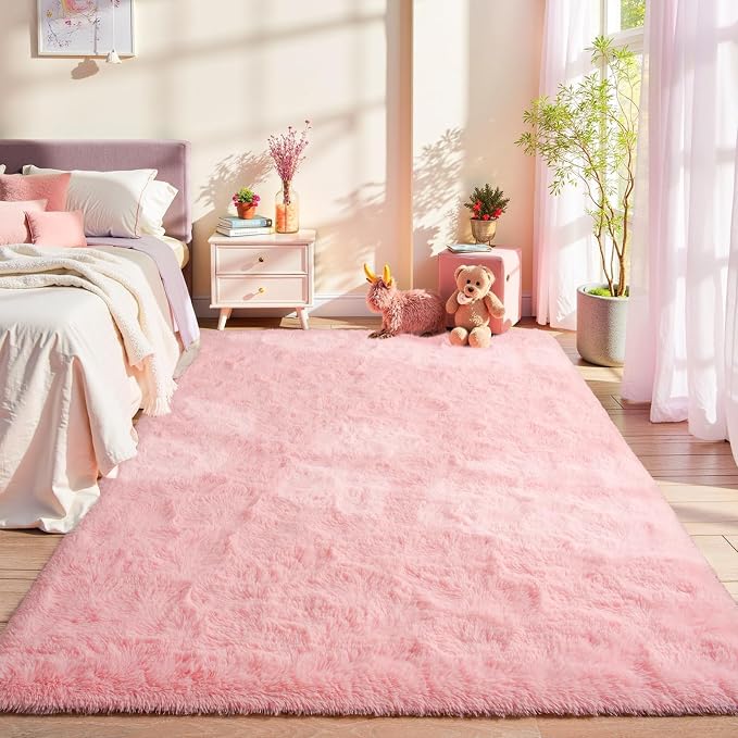 LOCHAS Ultra Soft Indoor Modern Area Rugs Fluffy Living Room Carpets - Image 2