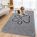 Smiry Dog Door Mat for Muddy Paws, Absorbent Dirt Trapper Non Slip Quick Dry by Smiry