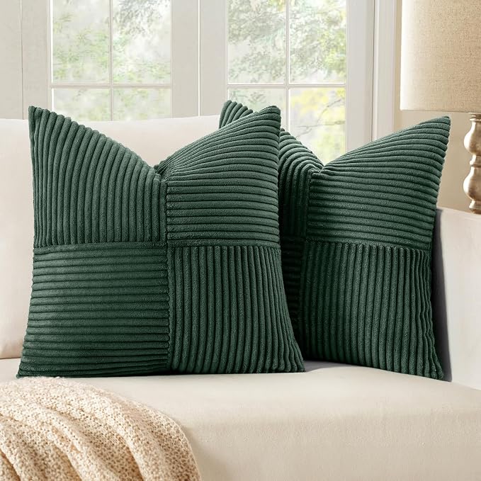 MIULEE Army Green Decorative Throw Pillow Covers 16x16 Inch - Image 7