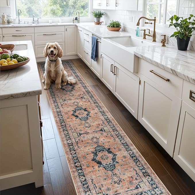 Hallway Washable Runner Rug by HYHAOYUNLAI