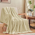 inhand Camel Throw Blanket for Couch, Super Soft Flannel Blanket Throw Size All by inhand