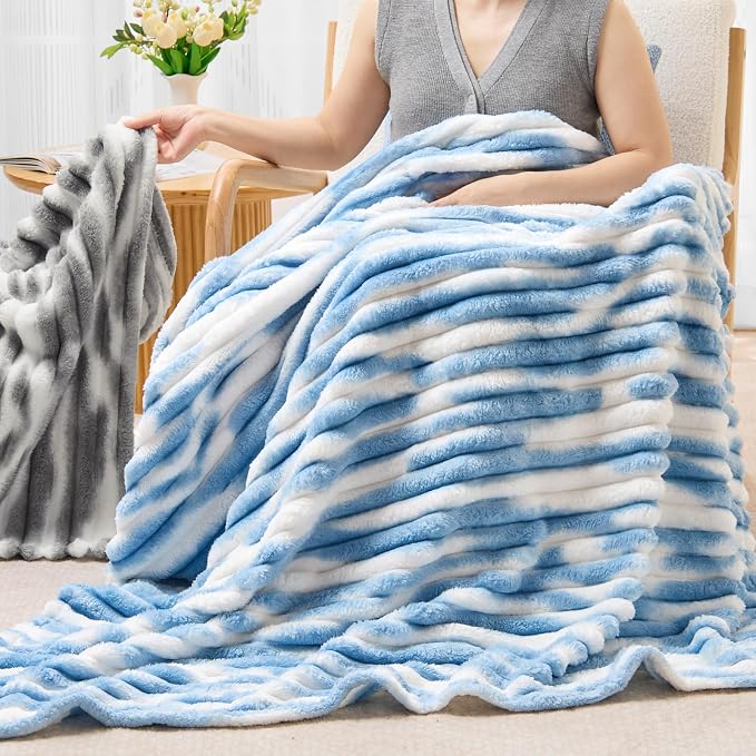 BEDELITE Twin Blanket for Couch & Bed, 300GSM Soft & Warm Fleece Blanket - Image 7