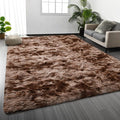 Deerhoo Large Shag Area Rugs 8 x 10, Tie-Dyed Plush Fuzzy Rugs by Deerhoo