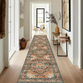 Yamaziot Washable Runner Rug, 2x12 Non-Slip Boho Vintage Hallway Rug Runner by Yamaziot