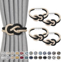 NICEEC 4 Pack Mini Magnetic Curtain Tiebacks Nordic Simple Style Drape Tie by NICEEC