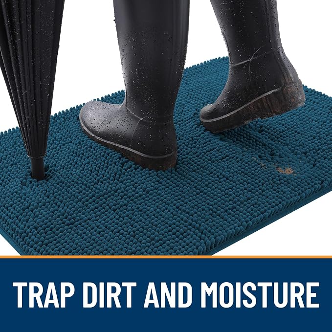 OLANLY Dog Door Mat for Muddy Paws 40x24, Absorbs Moisture and Dirt, Absorbent - Image 2