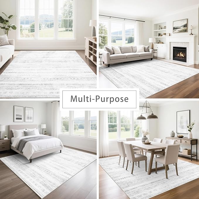 Moroccan Washable Rugs 8x10 Area Rugs - Image 5