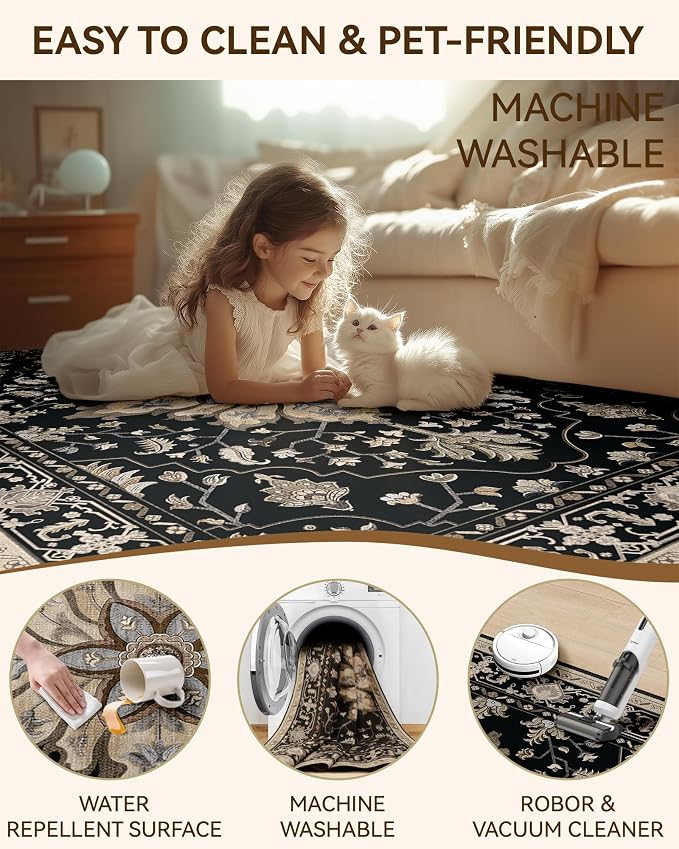 Area Rugs 2'x10' Runner Rug Non Slip Washable - Image 6