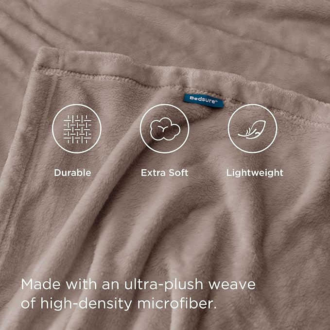 Bedsure GentleSoft Fleece King Size Blankets - Image 4